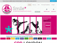 Tablet Screenshot of cprlondon.com